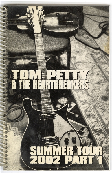 Tom Petty & The Heartbreakers 2002 Summer Part I Tour Used Itinerary Book