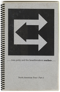 Tom Petty & The Heartbreakers 1999 Echo North American Part 2 Tour Used Itinerary Book