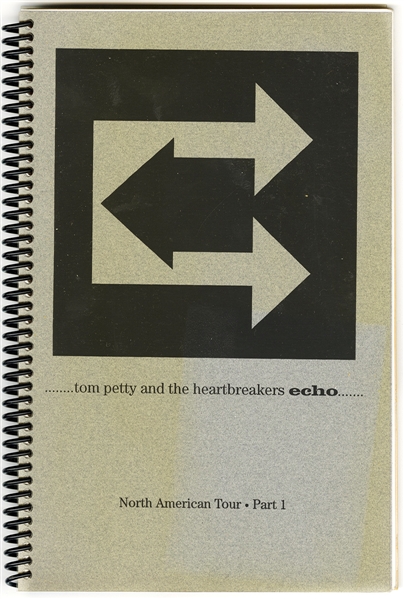 Tom Petty & The Heartbreakers 1999 Echo North American Part I Tour Used Itinerary Book