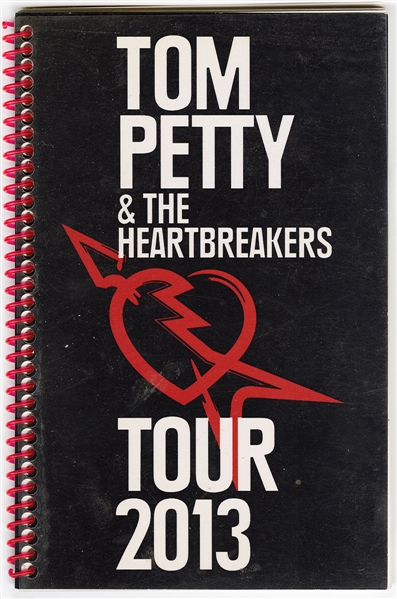 Tom Petty & The Heartbreakers 2013 Tour Used Itinerary Book