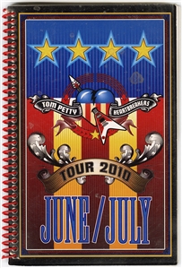 Tom Petty & The Heartbreakers 2010 Summer Concert Tour Used Itinerary Book