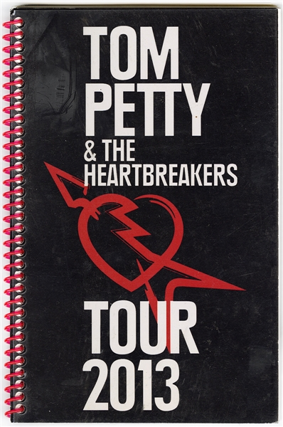 Tom Petty & The Heartbreakers 2013 Tour Used Itinerary Book