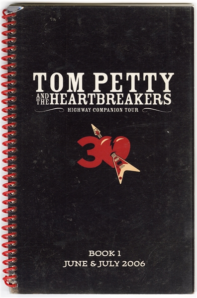 Tom Petty & The Heartbreakers 2006 Highway Companion Tour Used Itinerary Book