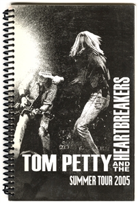 Tom Petty & The Heartbreakers 2005 Summer Concert Tour Used Itinerary Book