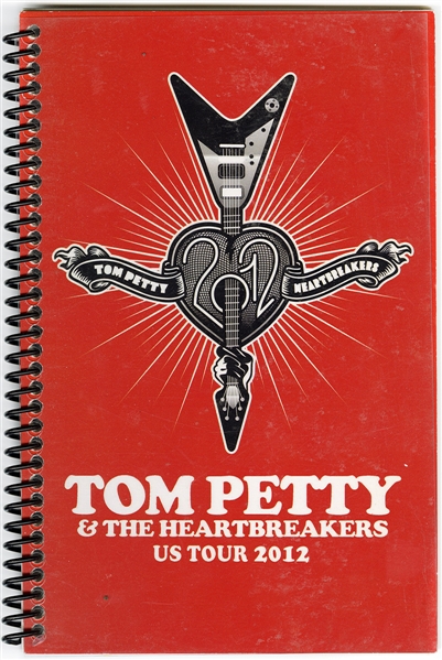 Tom Petty & The Heartbreakers 2012 US Tour Used Itinerary Book