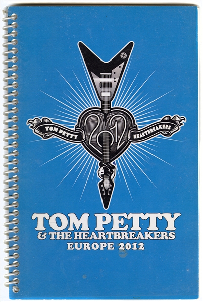 Tom Petty & The Heartbreakers 2012 Europe Tour Used Itinerary Book