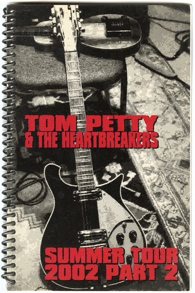 Tom Petty & The Heartbreakers 2002 Summer Concert Part 2 Tour Used Itinerary Book