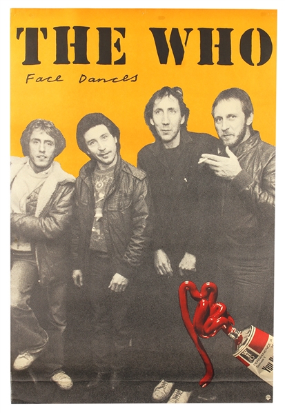 The Who 1981 “Face Dances” Original Poster