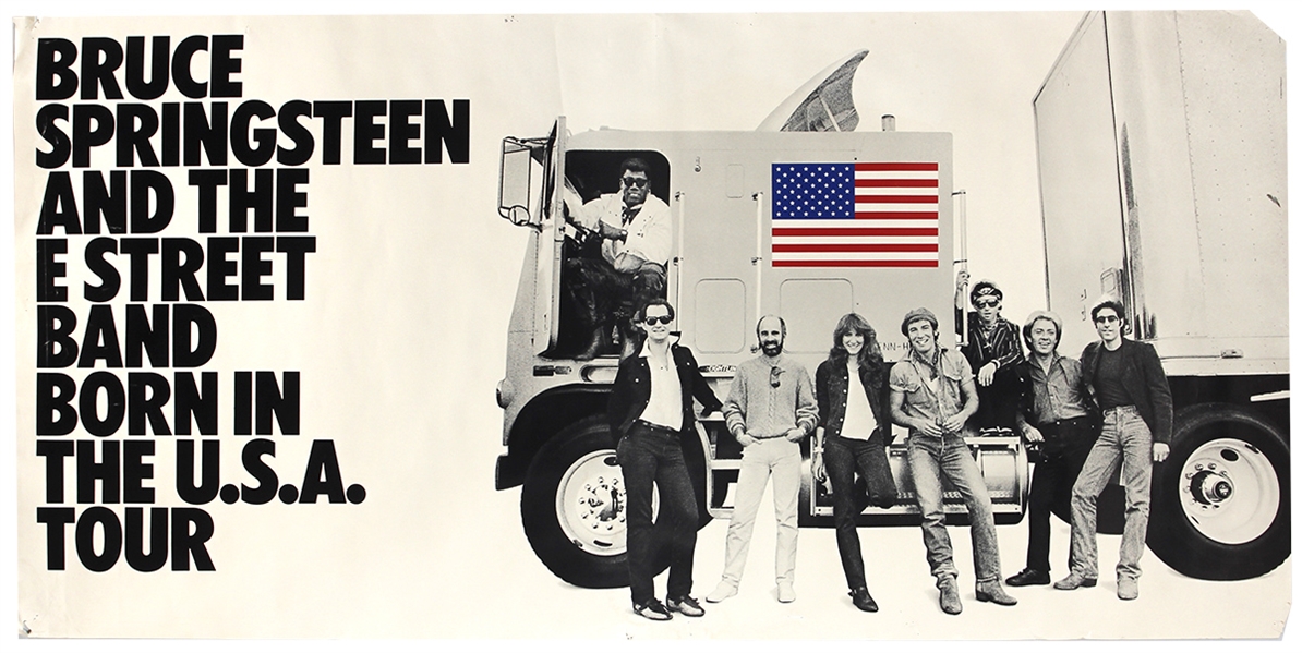 Bruce Springsteen & The E-Street Band 1984 “Born in the U.S.A.” Promotional Poster