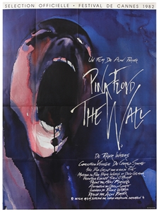 Pink Floyd “The Wall” Original 1982 Cannes Film Festival Movie Poster