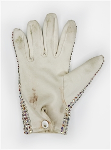Michael Jackson Owned & Stage Worn 1996 HIStory World Tour Right Handed Swarovski Crystal Glove (RGU)