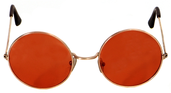 John Lennon Owned & Worn Orange Tinted Sunglasses (RGU)