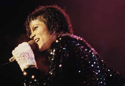 Michael Jackson July 13-15, 1984 Victory Tour Stage Worn Sequined Glove