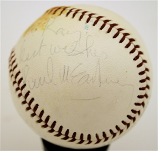 The Beatles 1965 Signed Official American League Baseball (JSA, REAL & Caiazzo)