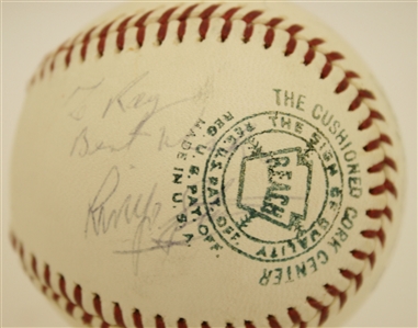 The Beatles 1965 Signed Official American League Baseball (JSA, REAL & Caiazzo)