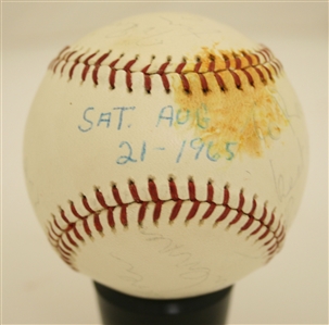The Beatles 1965 Signed Official American League Baseball (JSA, REAL & Caiazzo)