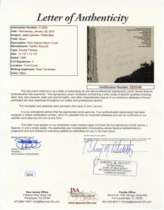 John Lennon Incredibly Rare Signed “Double Fantasy Album - Signed On November 21, 1980 With Pictures! (JSA & REAL)