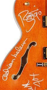 David Bowie 1990 Played & Band Signed Gibson Guitar During “Sound + Visions Tour (JSA & REAL)