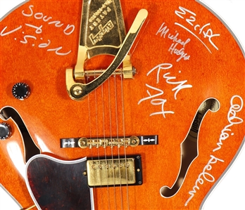 David Bowie 1990 Played & Band Signed Gibson Guitar During “Sound + Visions Tour (JSA & REAL)