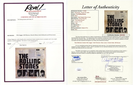The Rolling Stones Signed Debut Album With Brian Jones (JSA & REAL)
