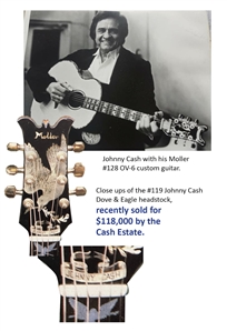 David Crosby “Distances & “Compass Recording Used 1973 Maple Dreadnought Moller #1 Acoustic Guitar - Also Played by Johnny Cash