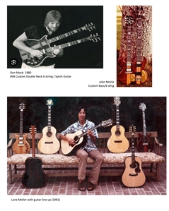 David Crosby “Distances & “Compass Recording Used 1973 Maple Dreadnought Moller #1 Acoustic Guitar - Also Played by Johnny Cash