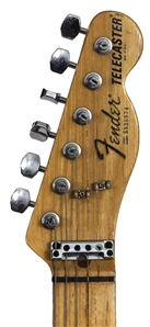 Def Leppard Steve Clark Owned, Stage Played & “Hysteria Recorded 1978 Fender Telecaster With Scarf & ID Card (RGU & Girlfriend Provenance)