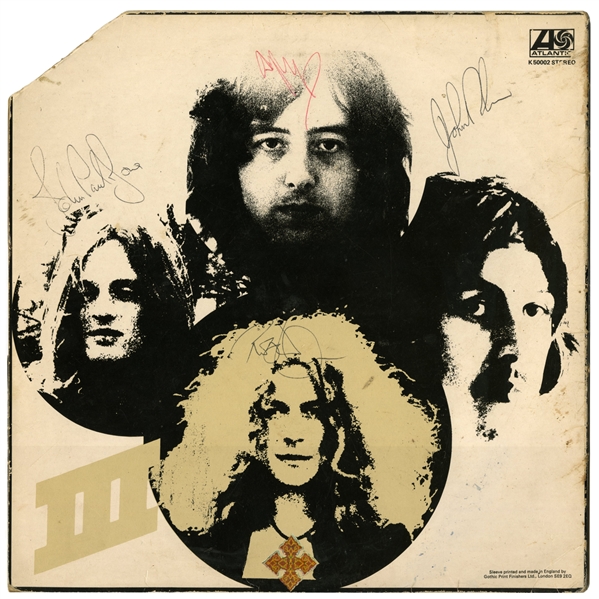 Led Zeppelin Band Signed "Led Zeppelin III" Album (Beckett & REAL)