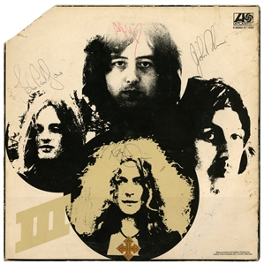 Led Zeppelin Band Signed "Led Zeppelin III" Album (Beckett & REAL)