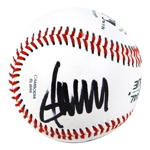 President Donald Trump & Vladimir Putin Dual Signed Baseball