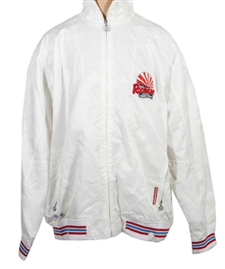 Jay-Z Owned, Worn and Signed Roc-A-Fella Promotional Jacket with Incredible Inscription (JSA)