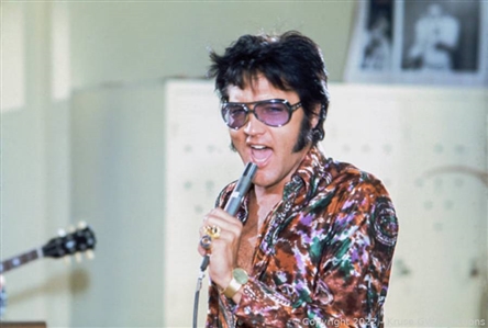 Elvis Presley Owned & Worn 14KT Yellow Liberty Head Coin Pinky Ring Surrounded with Diamonds
