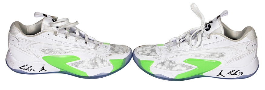 2022-23 Luka Doncic Game-Used & Signed Jordan Luka 2 Shoes