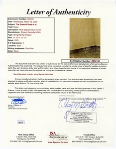 Jerry Garcia & Bob Weir Signed Incredibly Rare Ron Mckernan “Pig Pen “Bring Me My Shotgun Album (Mike DuBois Collection) (JSA & REAL)