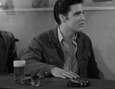 Elvis Presley 1957 “Jailhouse Rock Screen Worn Denim Button Down Shirt