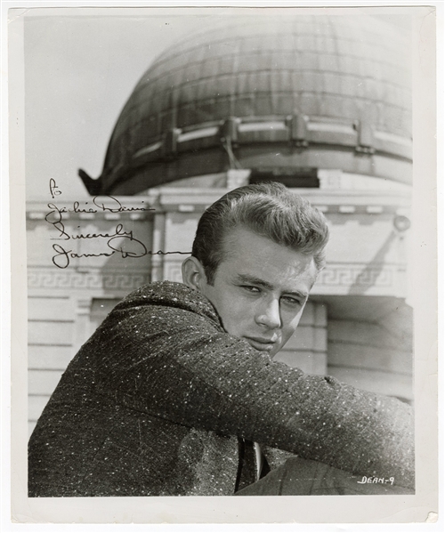James Dean Signed Rebel Without a Cause Publicity Photo (JSA)