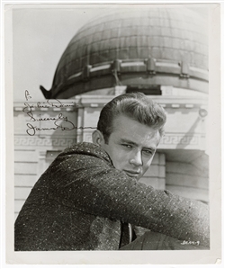 James Dean Signed Rebel Without a Cause Publicity Photo (JSA)