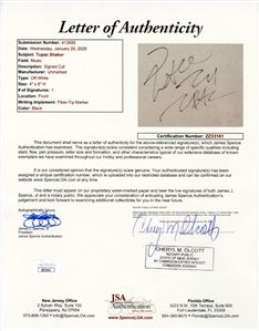 Tupac Shakur Signed Cut (JSA)