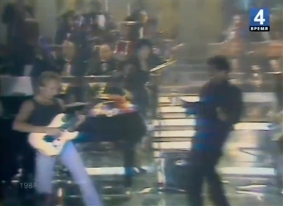 Def Leppard 1988 Stage Played Peavey Amplifier Used at Sanremo Music Festival During “Hysteria World Tour