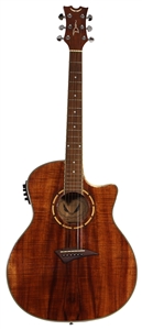 Poison Bret Michaels Tonight Show Played & Signed KOA Exotica Acoustic Guitar (Photo-Matched)
