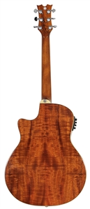 Poison Bret Michaels Tonight Show Played & Signed KOA Exotica Acoustic Guitar (Photo-Matched)
