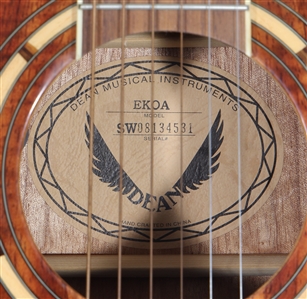 Poison Bret Michaels Tonight Show Played & Signed KOA Exotica Acoustic Guitar (Photo-Matched)