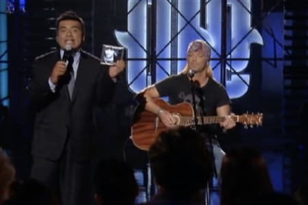 Poison Bret Michaels Tonight Show Played & Signed KOA Exotica Acoustic Guitar (Photo-Matched)