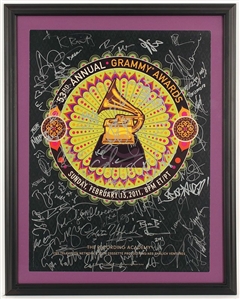 53rd Grammy Awards Performers Signed Poster