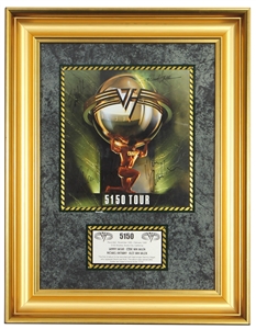 Van Halen Band Signed 5150 Tour Program