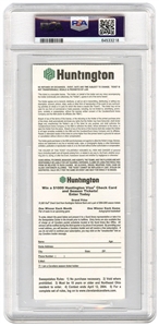 Lebron James' First Home Game Full Ticket From 2003 Cleveland Cavaliers/Denver Nuggets Game On 11/5/2003 (PSA EX-MT 6)