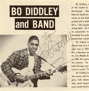 Alan Freeds Christmas Jubilee Signed Program - By Bo Diddley, Chuck Berry, Everly Brothers & More
