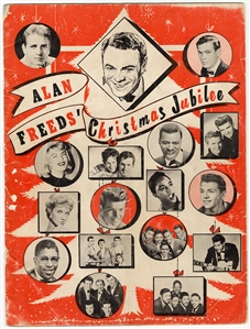 Alan Freed's Christmas Jubilee Signed Program - By Bo Diddley, Chuck Berry, Everly Brothers & More