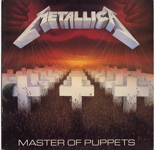 Metallica Signed Master of Puppets Album With Cliff Burton (Beckett)