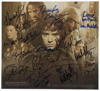 The Lord of the Rings Cast Signed Print (16)